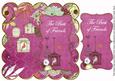 Cerise Birdcage Best of Friends 8in Scallop Topper