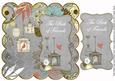 Silver Birdcage Best of Friends 8in Scallop Topper