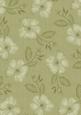 Olive Vintage Flora Stripe A4 Backing Paper