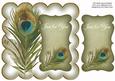 Olive Peacock Just for You 8in Scallop Topper