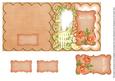 Borange Rose Arch Just for You 5in Folded Card with Topper