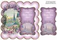 Lilac Lavender View Another Year 8in Scallop Topper