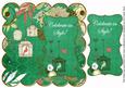 Dark Green Birdcage Celebrate in Style 8in Scallop Topper