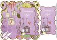 Lilac Birdcage Celebrate in Style 8in Scallop Topper