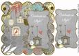 Silver Birdcage Celebrate in Style 8in Scallop Topper