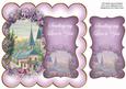 Lilac Lavender View Sending Love 8in Scallop Topper