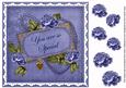 Dblue Rose You Are Special 8in Decoupage Topper