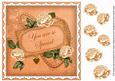 Peach Rose You Are Special 8in Decoupage Topper
