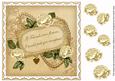 Cream Rose If Friends Were - 8in Decoupage Topper