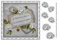 Silver Rose If Friends Were - 8in Decoupage Topper