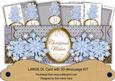 Blue Snowflake Christmas Wishes Large Dl Card Kit