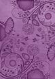 Purple Retro Floral A4 Backing Paper
