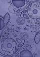 Dark Blue Retro Floral A4 Backing Paper