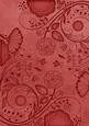 Dark Red Retro Floral A4 Backing Paper