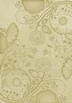 Cream Retro Floral A4 Backing Paper