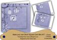 Blue Birdcage 8in DIY Folded Card Mini Kit