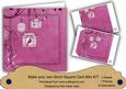 Cerise Birdcage 8in DIY Folded Card Mini Kit