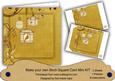 Gold Birdcage 8in DIY Folded Card Mini Kit
