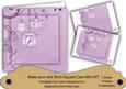 Lilac Birdcage 8in DIY Folded Card Mini Kit