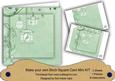 Mint Green Birdcage 8in DIY Folded Card Mini Kit