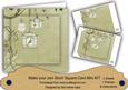 Olive Birdcage 8in DIY Folded Card Mini Kit