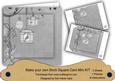 Silver Birdcage 8in DIY Folded Card Mini Kit