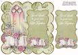 Olive Glory Window New Life Together 8in Scallop Topper