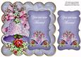 Blue Wedding Bells Now Married 8in Scallop Topper