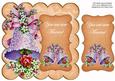Borange Wedding Bells Now Married 8in Scallop Topper