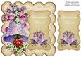 Cream Wedding Bells Now Married 8in Scallop Topper