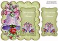 Olive Wedding Bells Now Married 8in Scallop Topper