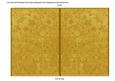 Gold Cherry Blossom 7x5 Cut and Fold Card