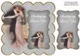 Dancing Couple Silver Sending Love 8in Scallop Topper
