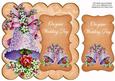 Borange Wedding Bells Wedding Day 8in Scallop Topper