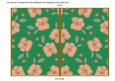 Dark Green Flora Colour 7x5 Cut and Fold Card
