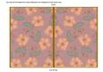 Dusky Pink Flora Colour 7x5 Cut and Fold Card