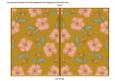 Gold Flora Colour 7x5 Cut and Fold Card
