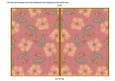 Pink Flora Colour 7x5 Cut and Fold Card