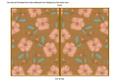 Vintage Tea Flora Colour 7x5 Cut and Fold Card