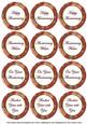 Dred Flora Colour Anniversary Mix Sentiment Round Toppers