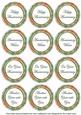 Mint Flora Colour Anniversary Mix Sentiment Round Toppers