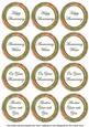 Olive Flora Colour Anniversary Mix Sentiment Round Toppers
