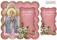 Pink m Mary Someone Special Christmas 8in Scallop Topper