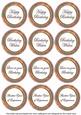 Dusky Pink Flora Colour Birthday Mix Sentiment Round Toppers