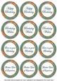Dusky Teal Flora Colour Birthday Mix Sentiment Round Toppers