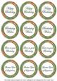 Mid Green Flora Colour Birthday Mix Sentiment Round Toppers