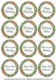 Mint Green Flora Colour Birthday Mix Sentiment Round Toppers