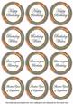 Silver Flora Colour Birthday Mix Sentiment Round Toppers