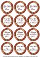 Dred Flora Col Get Well Soon Mix Sentiment Round Toppers