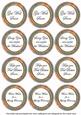Silver Flora Col Get Well Soon Mix Sentiment Round Toppers